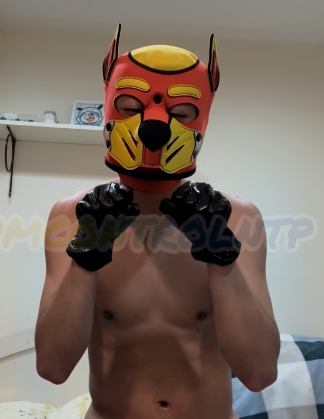 奶凍鎖起來然後被震動玩具玩後面🥵11mins