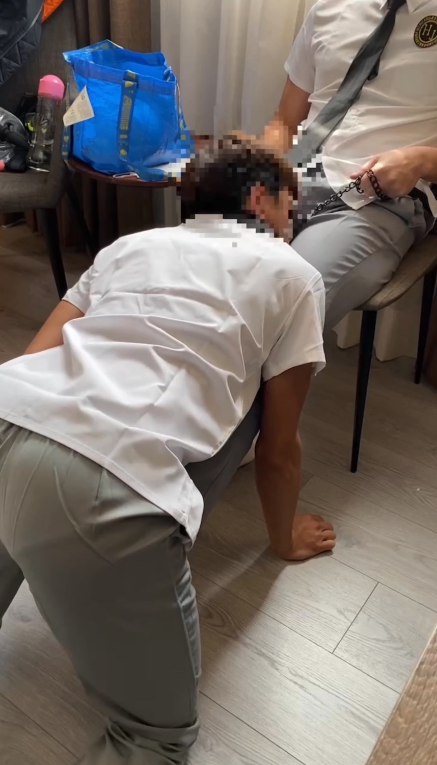 【學員部】少年被學長當成狗玩弄