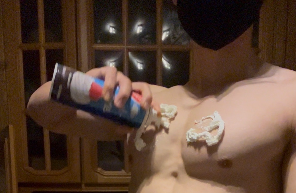 快过生日啦给肌肉涂满奶油