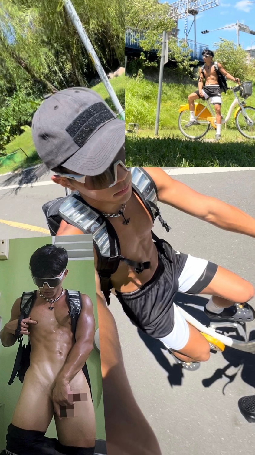 💦夏日河堤小密室☀️🚲🩳