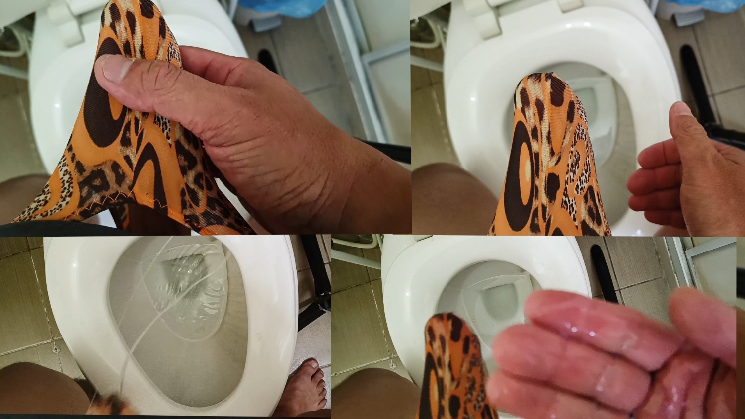 ❤Vid❤ 手指在褲頭輕輕撥弄..絲質三角跟肉棒摩擦的聲音…超騷