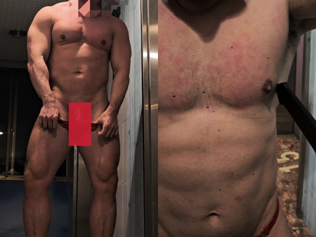 🐕SM猛男肉體調教 (4)🧎🏻跪地抽打調教