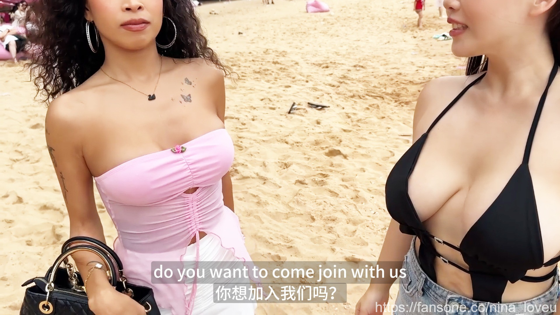 XXX Video💦 🇹🇭這個國家超開放！隨機找路人做愛就3P FansOne  